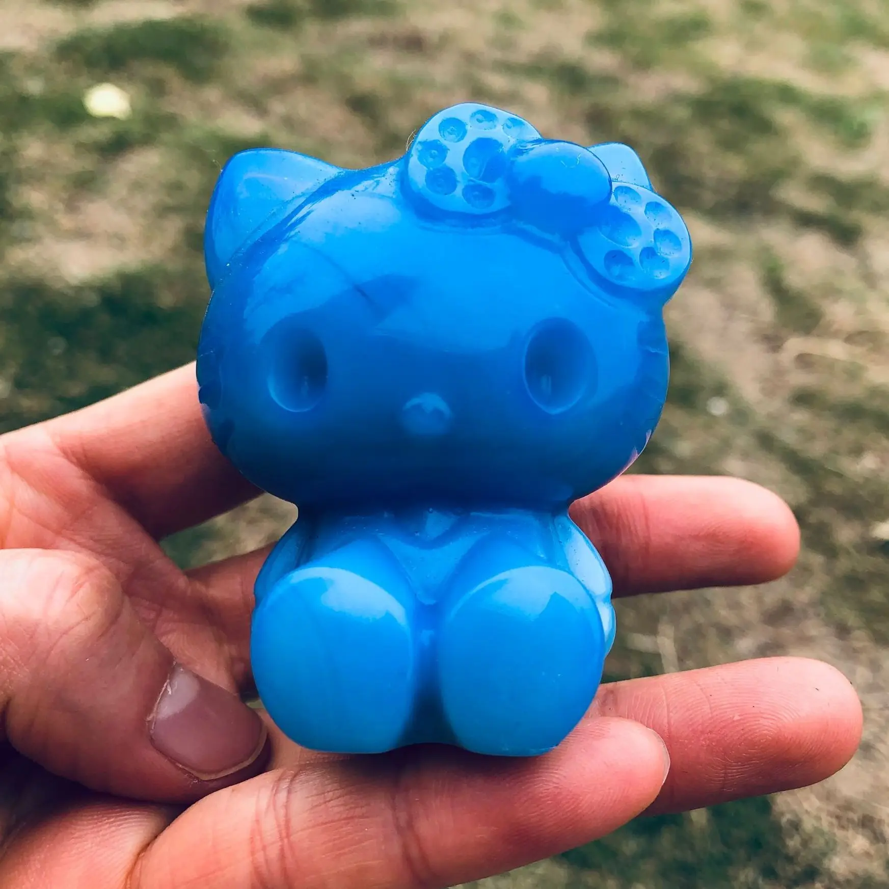 

6 см милый синий опал Hello KT Cat home рейки для украшения счастливое настроение 1 шт.