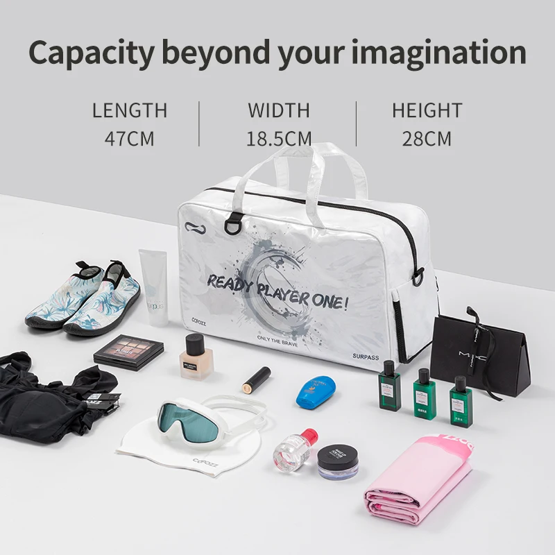 COPOZZ 32600 Waterproof Dry Wet Gym Bag Fitness Training Outdoor Travel Men Women Beach Swimming Pool Bag Sports Handbag Shouder Bags - Image 6