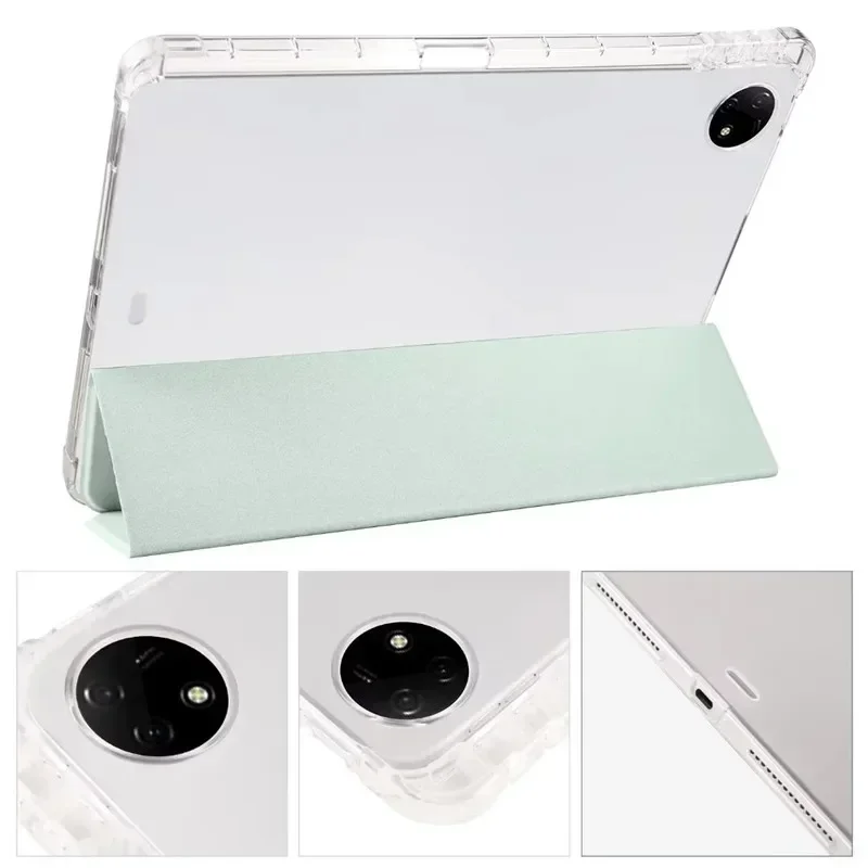 Premium Trifold PU Leather Tablet Case with Pen Holder and TPU Back Stand - For Honor Pad 10 12.1 2025