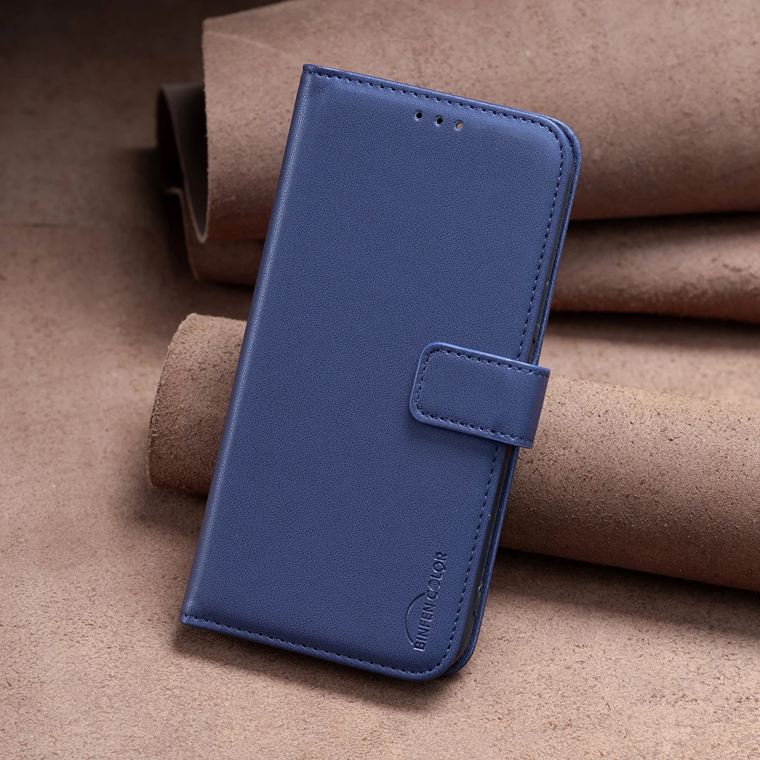 Elegant Magnetic Flip Leather Wallet Case - Premium Letter Design Cover