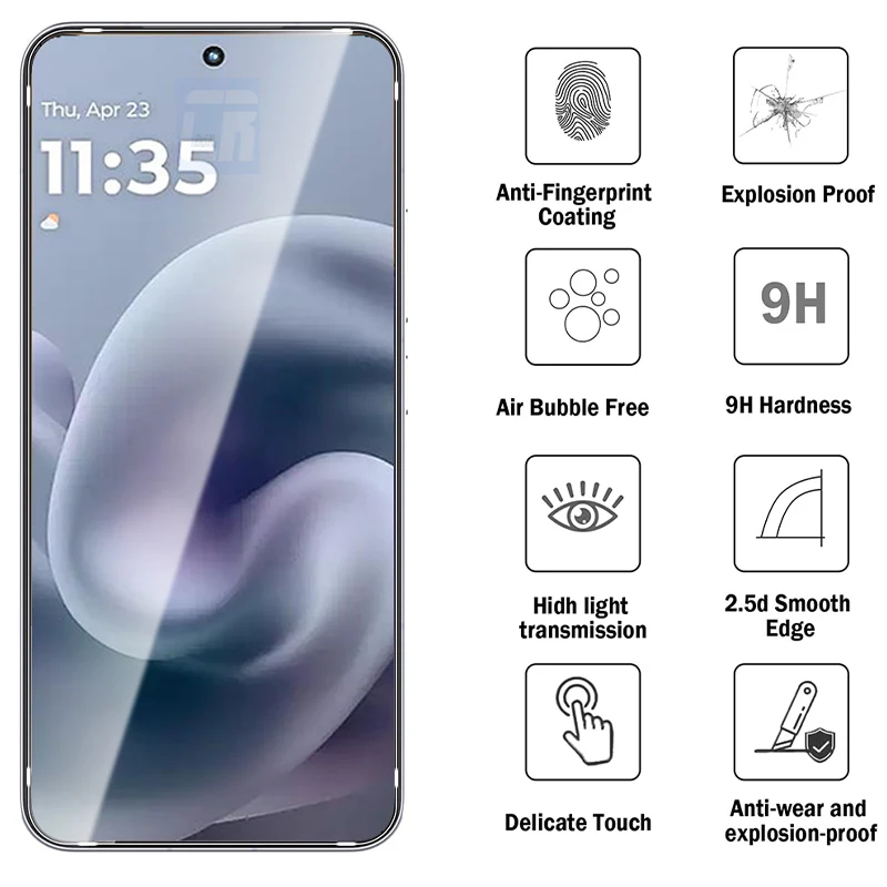 Premium Protective Tempered Glass Screen Protector - 2-4 Piece Set