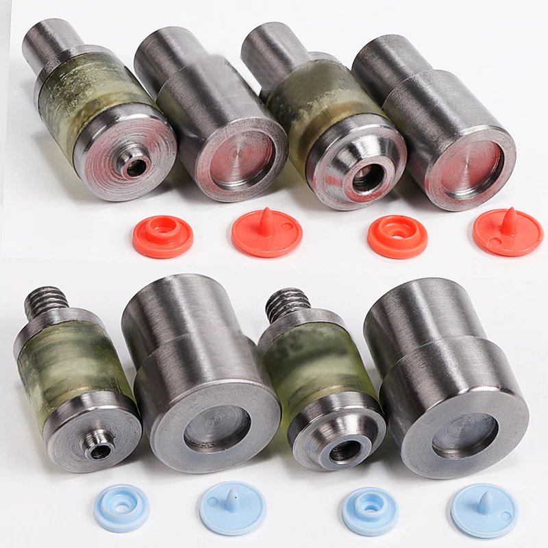 Kit Matrices Pour Boutons-pression Magnétiques 18mm - 4 Pièces, Acier, Pour Machine à Presser