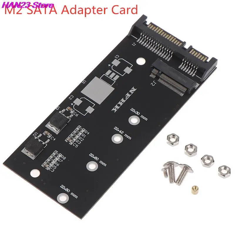 Новый адаптер M.2 SATA Raiser M2 на NGFF конвертер 2 5 дюйма карта SATA3 B Ключ для 2230-2280 SSD |