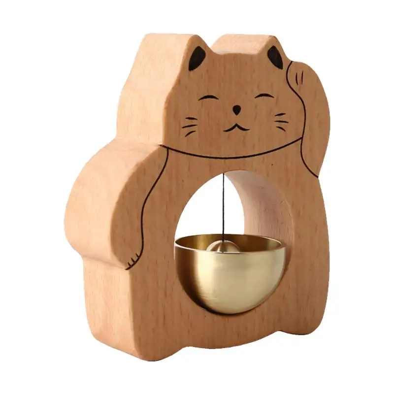 

Cute Door Bell Decorative Cat Door Bell Door Open Reminder Interesting Door Opening Bell Lucky Cat Ornament Entrance Door Chime