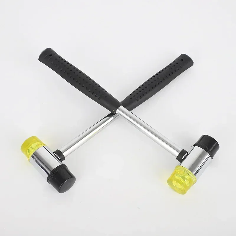 Rubber Hammer Double Face Soft Tap Rubber Hammer 25mm Multifunctional Glazing Window Beads Hammers Nylon Head