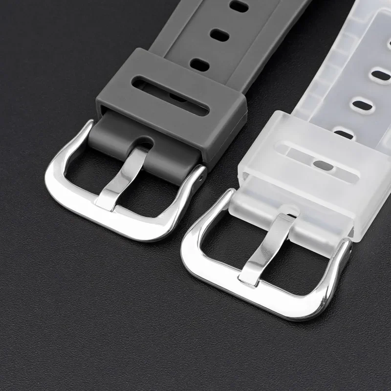 Armband für Casio G-Shock DW-6900 DW-5600 GW-M5610 DW-5600E GA-2100 Buntes Harz-Gummi-Uhrenarmband-Armband-Zubehör 16 mm – Detail 7