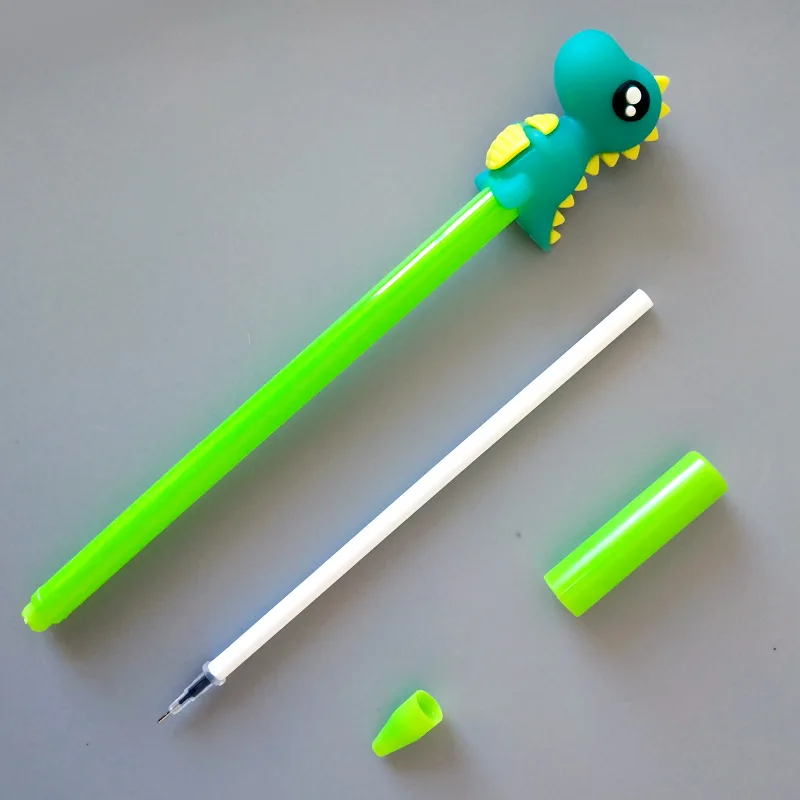 

Cartoon Animals Creative Cute Dinosaur Gel Pen Children Cartoon Black Student Sign Pen Korea Stationery Pens for School