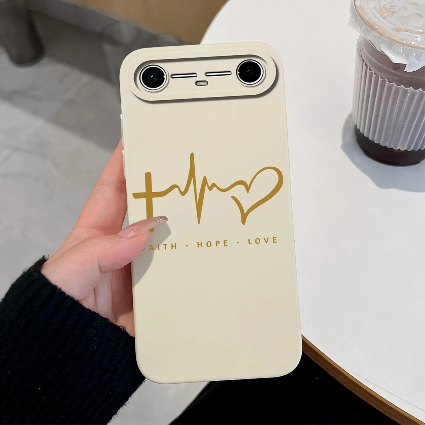 Sunflower Pattern Liquid Silicone Soft Back Cover
