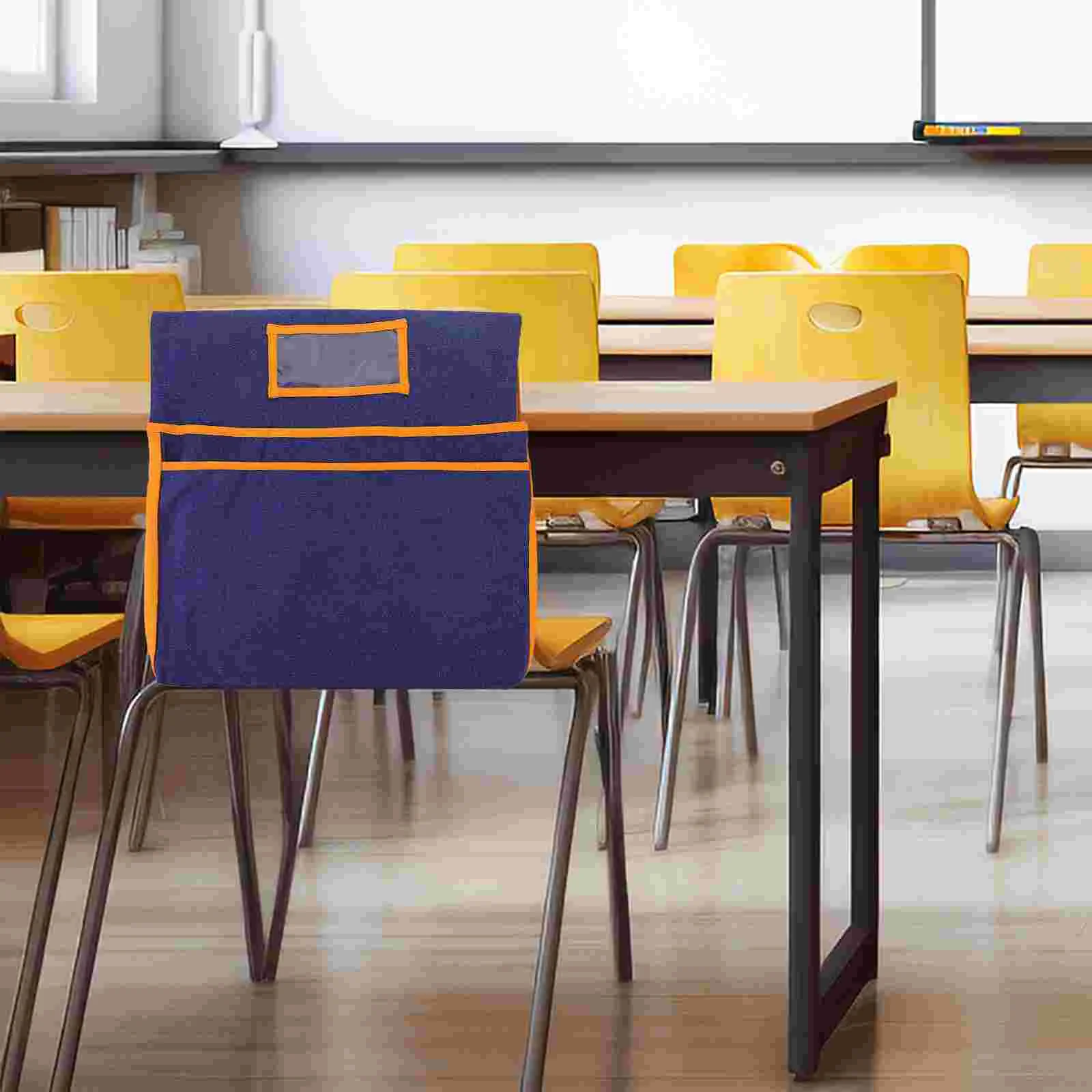 

Сумка для хранения, органайзер для спинки стула, карманы для спинки стула, таблицы из денима для классной комнаты