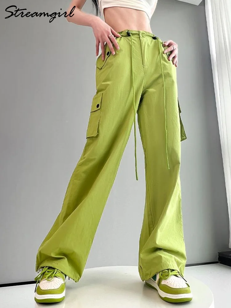 

Прямые женские брюки Streamgirl, модель 2023 года, свободные спортивные брюки с широкими штанинами и карманами, женские розовые штаны для бега