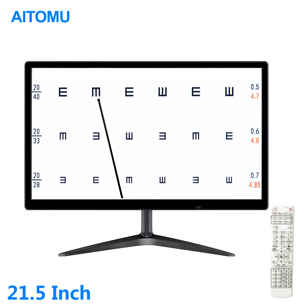 CL-21-Optotype-White-Vision-Chart-Panel-LED-Screen-Visual-Acuity ...