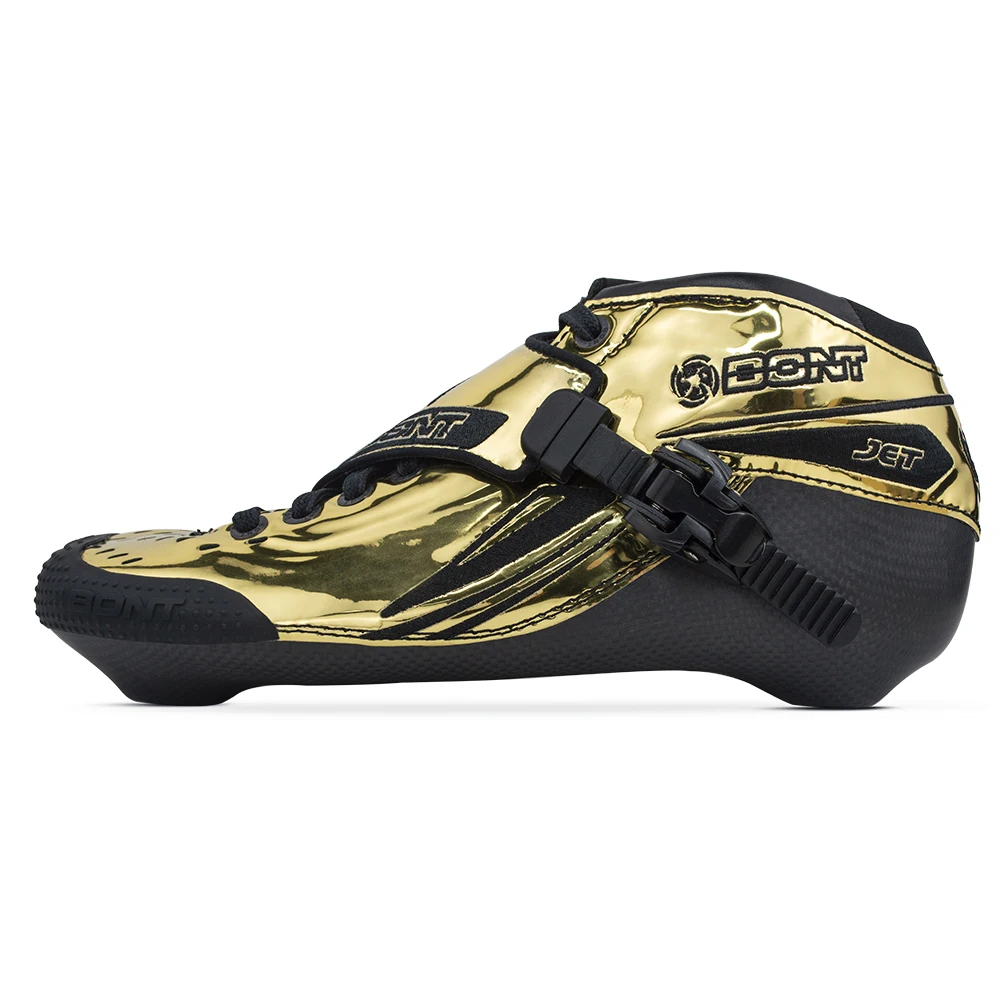 Speed Skate Boots Original BONT Jet 2PT 195mm Inline SKates Carbon Roller Skate Boot Road Skates Professional carbon skates
