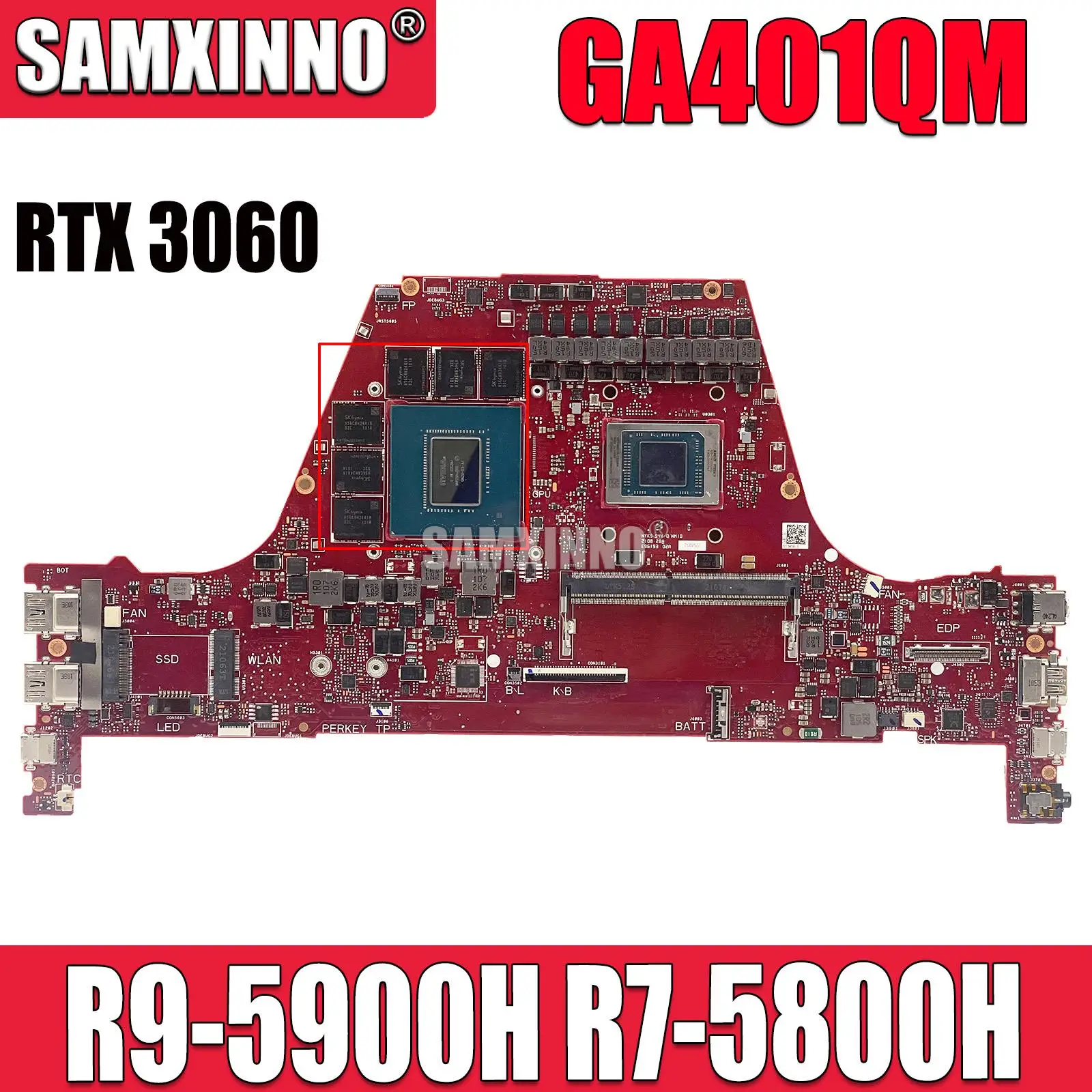 Ga401qm Motherboard For Asus Rog Zephyrus G14 Ga401qm-hz160t