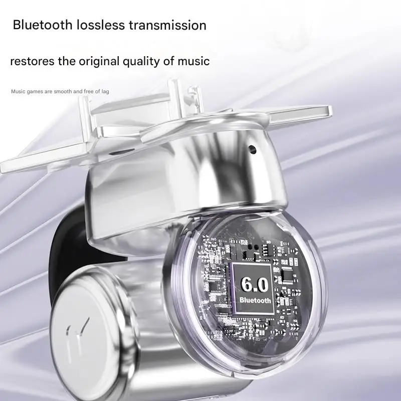 ERDU Bluetooth ブルートゥース　ワイヤレス　アクセサリー ERDU headphones Bluetooth 6.0 ear clip type wireless earrings