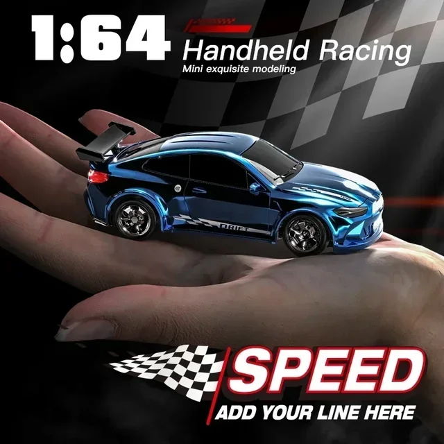 1∶64 2.4G High Speed Drift Rc Car 4WD Remote Control Car Four Wheel Drive Radio Controlled Mini RTR Racing Model Boys Toys Gifts 5