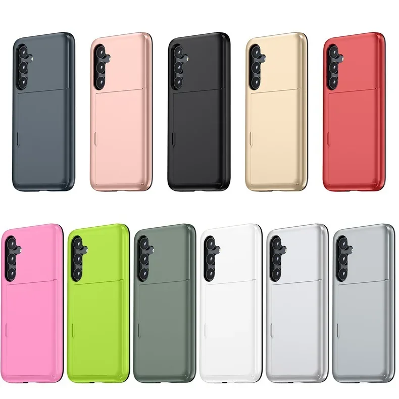 Für Samsung S25 Edge S24 Ultra S23 S21 FE S22 Plus + A56 A55 A36 A16 5G Brieftasche Telefon Fall mit versteckten Karte Slot Halter Abdeckung – Detail 1