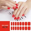 Solid Color Gel Strips for Nails Sliders Adhesive Waterproof Long Lasting Full Gel Nail Stcikers UV Lamp Need Press On Nails 2