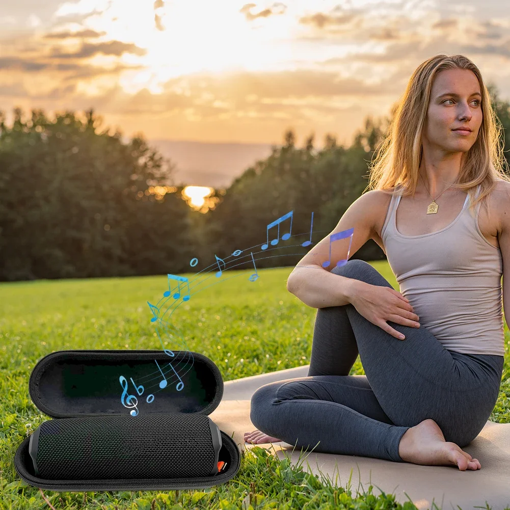 Hard Carrying Case for JBL Flip 7 6 5 4 3 Speaker Hard Travel Case Waterproof Hard Travelling Case Shockproof Storage Bag