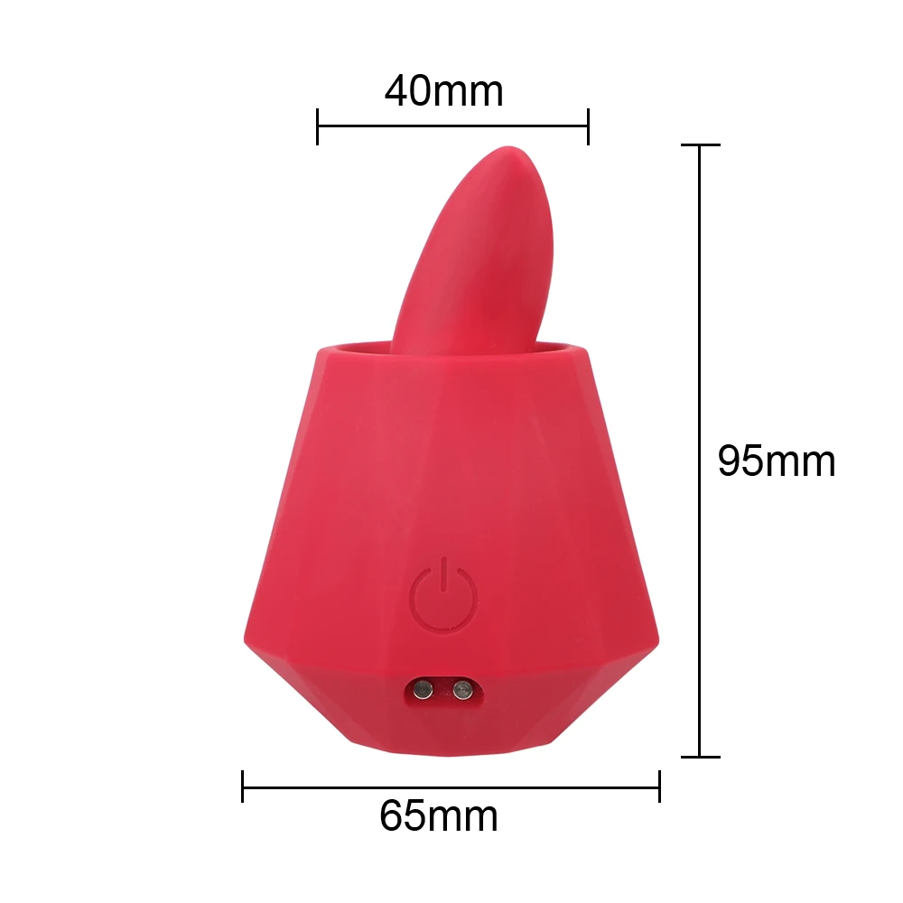 Vibrator Mit Zungenstimulation Für Damen Klitoris Nippel Massage_voghion.com