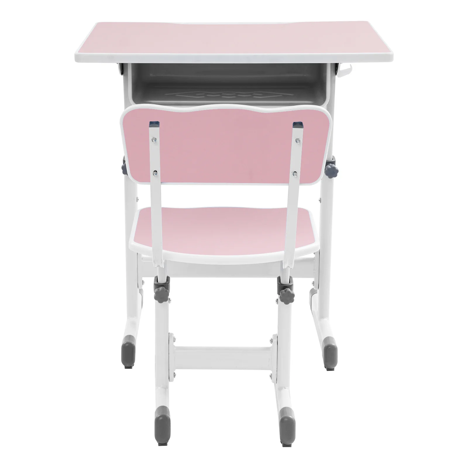 Arbeitstisch und Stuhl, verstellbarer Schreibtisch und Stuhl, Schreibtisch-Set für Kinder mit Stuhl, Studentenschreibtisch – Detail 21