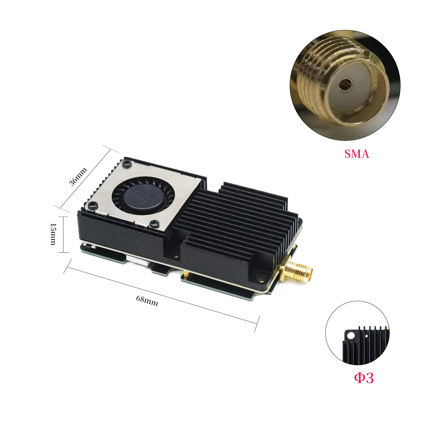 Module VTX 6-7 GHz Compact Léger pour Drone FPV - Installation Facile