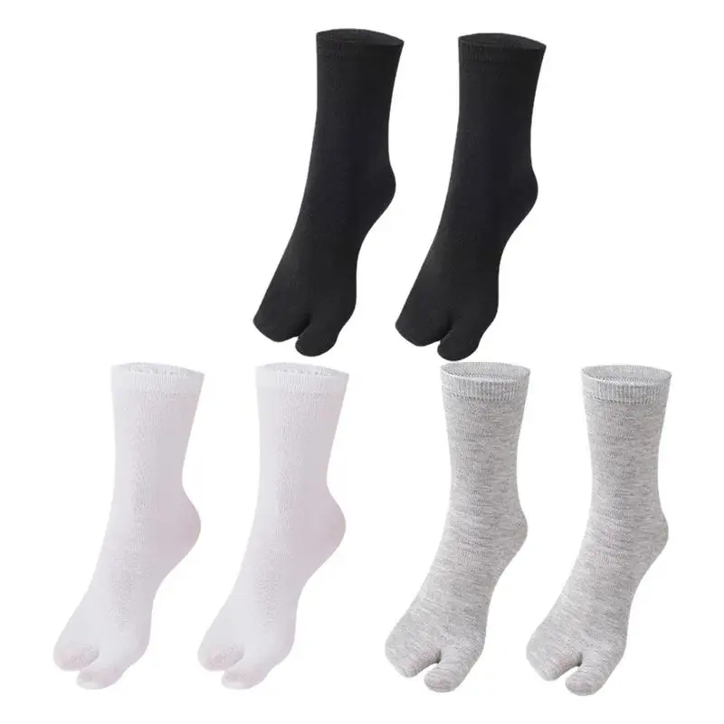 Split Toe Socks  Fashion Cool Lace Split Toe Socks Comfortable Elastic Two Toe Split Socks for Men Boys Women Running Athletic
