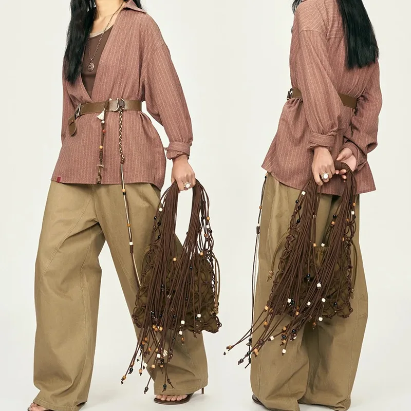 NEW Hollow Out Fishing Net Handbags For Beach Female Travel Underarm Shoulder Phone Purse Versatile Tote Clutch Pouch