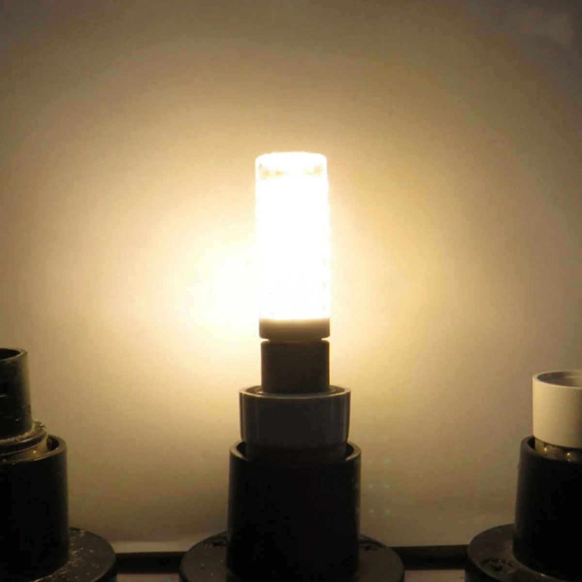 2835 SMD 옥수수 전구 세라믹 램프, E17/E11/Ba15d LED 전구, 밝기 조절 가능, 백색/온백색 102 LED, 10W AC110V, E17/E11/Ba15d