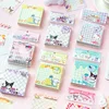 Sanrio Kuromi Kitty  Cinnamoroll Memo Pad Sticky Notes N Times Kawaii Stationery Notepad Post Office School Supplies Kids Gift 1