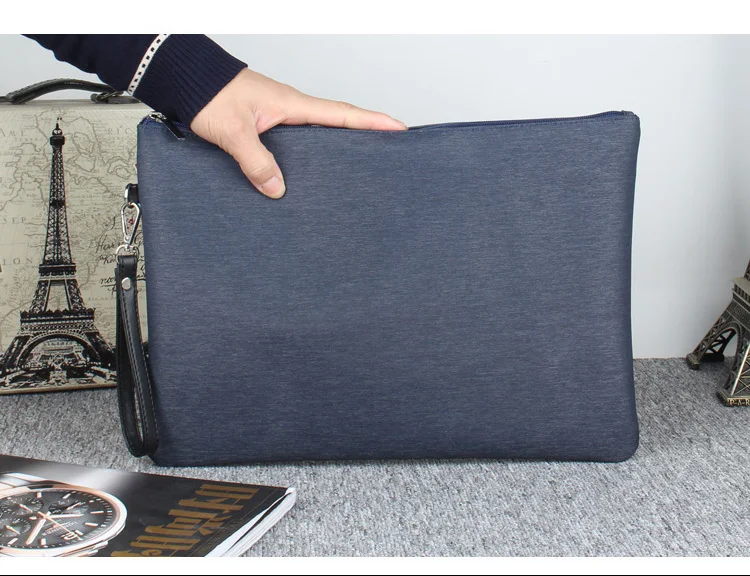 Bolso de mano para hombre, nuevo bolso informal de gran capacidad A4, bolso de archivo, bolsos de mano Oxford de moda para hombre
