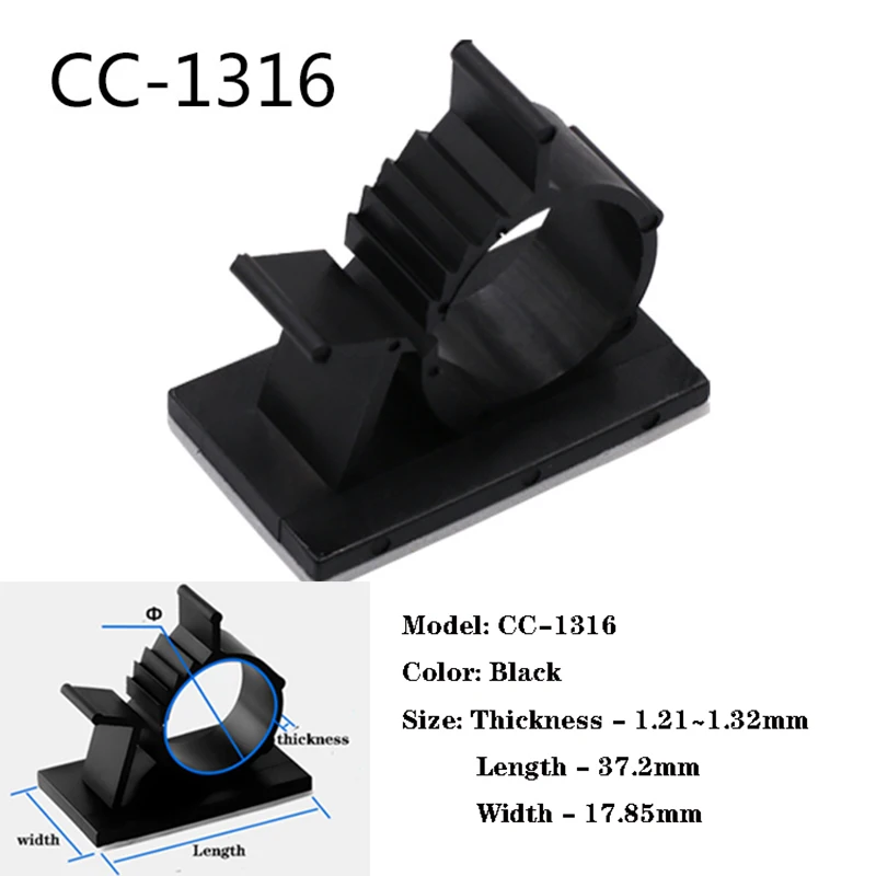 Lot De 100 Clips Adhésifs Pour Câbles - Organisateur De Câbles - Support De Fils Auto-adhésifs Pour Bureau, Maison (blanc