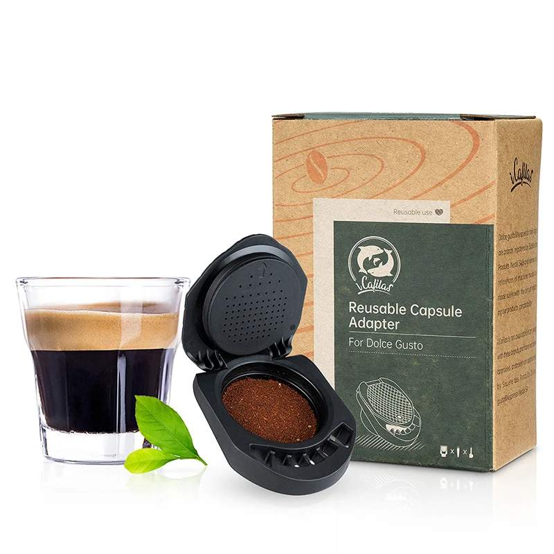 Reusable Capsule Adapter for Dolce Gusto Coffee Convert Compatible with Genio Capsule Adapter