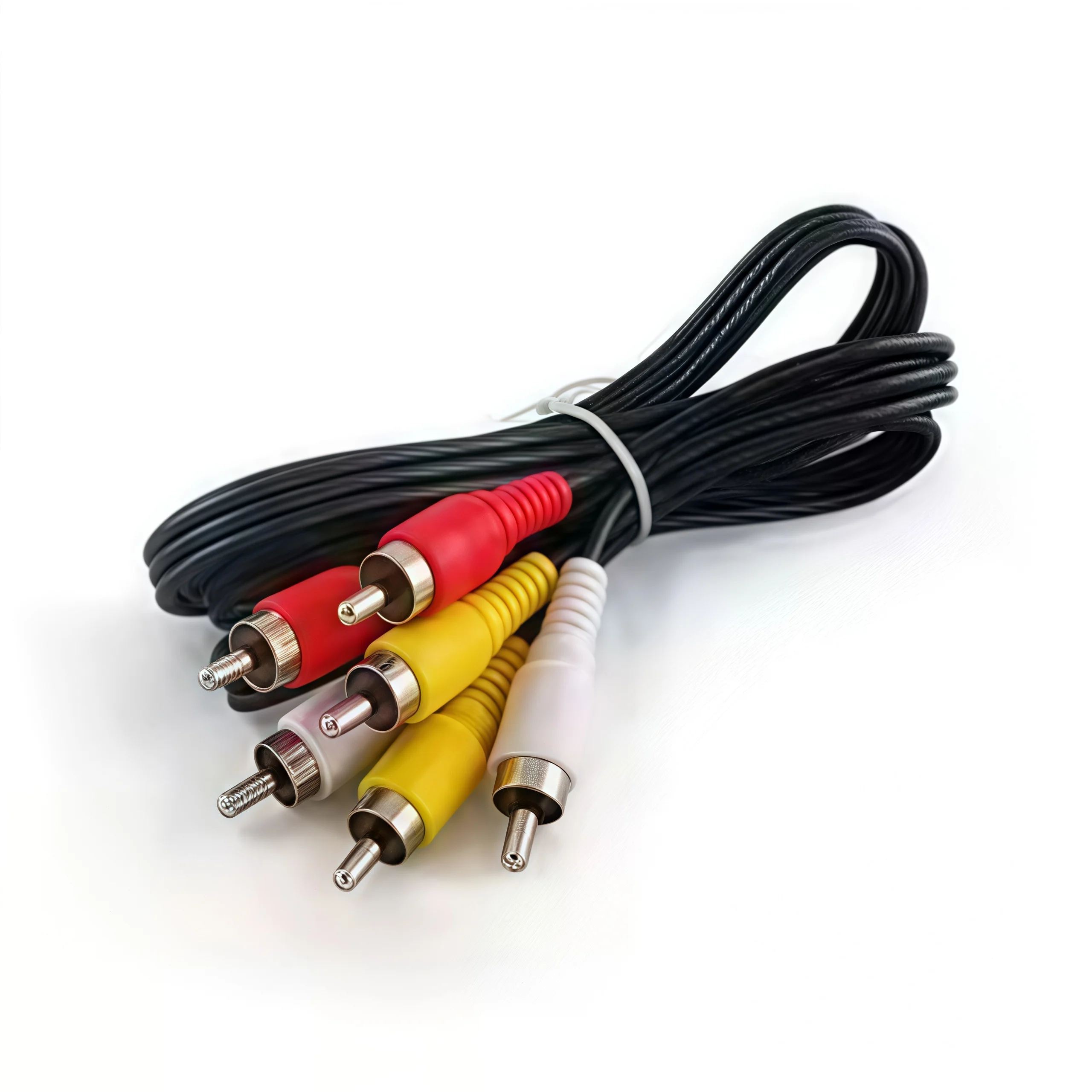 Premium 3 RCA Composite AV Cable - Male to Male Audio Video Connection