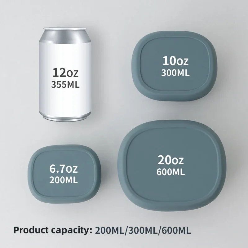 Food-grade Silicone Film Sealed Refrigerator Fruit Crisper Box Food Fresh Saver Storage Container Box With Lid