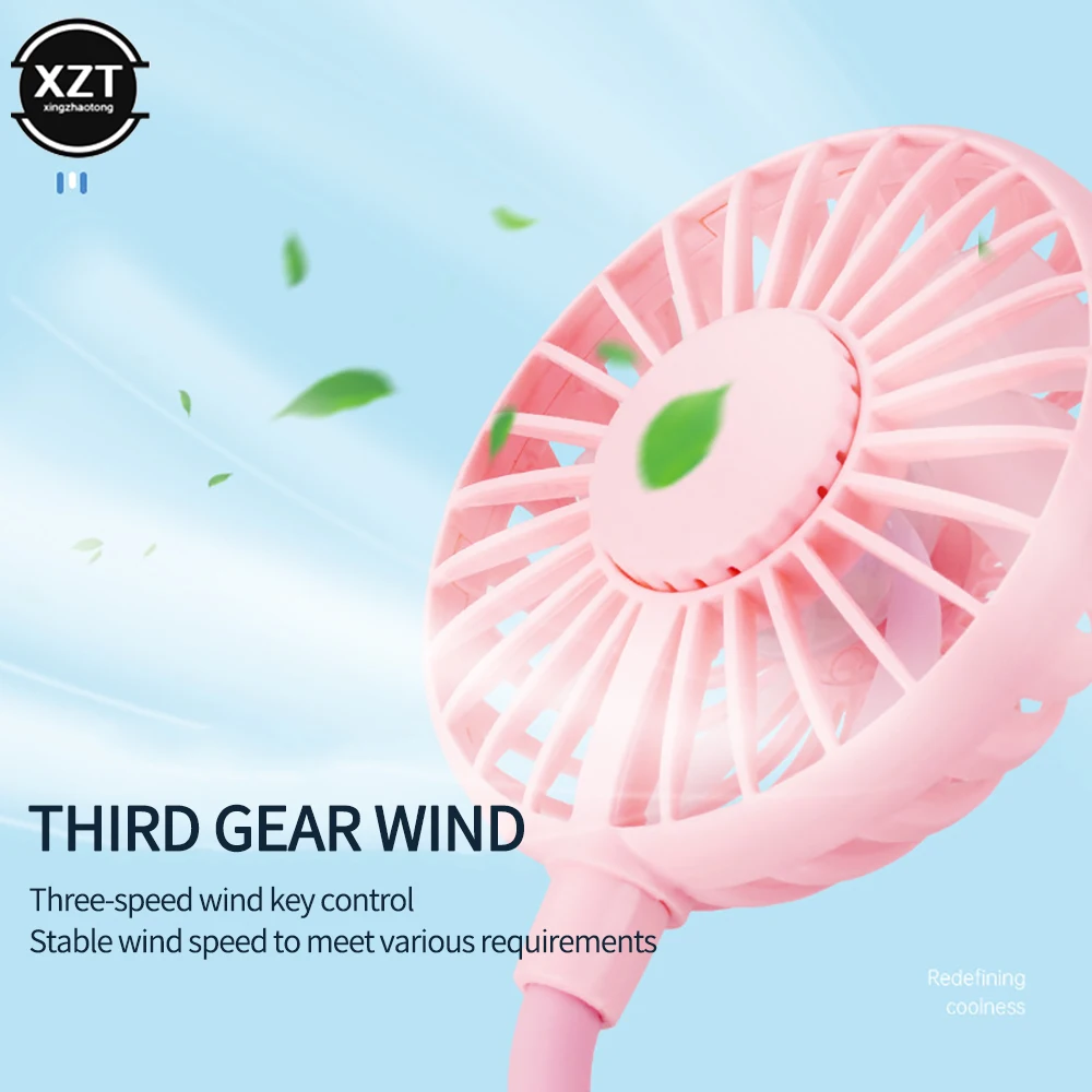 Bendable Cooling Fan Car Seat Clip Fan Usb Charging Small Mute Desktop Baby Stroller Summer Cooling Fans