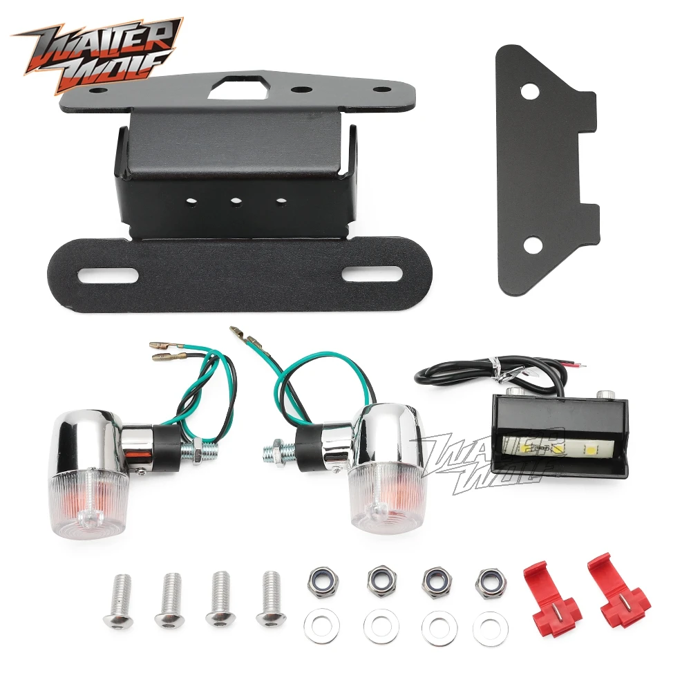 MSX125 Tail Tidy Fender Eliminator License Plate Bracket Registration Number Frame Holder For Honda MSX 125 Grom 2013 -,motorcycle license plate holder,license plate holder