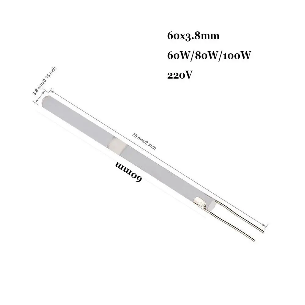 Adjustable Temperature Soldering Iron Heater Short/Long Wire 220V 80W 60W 100W Internal Heating Element For 908 908S Solder Tool gas welding equipment