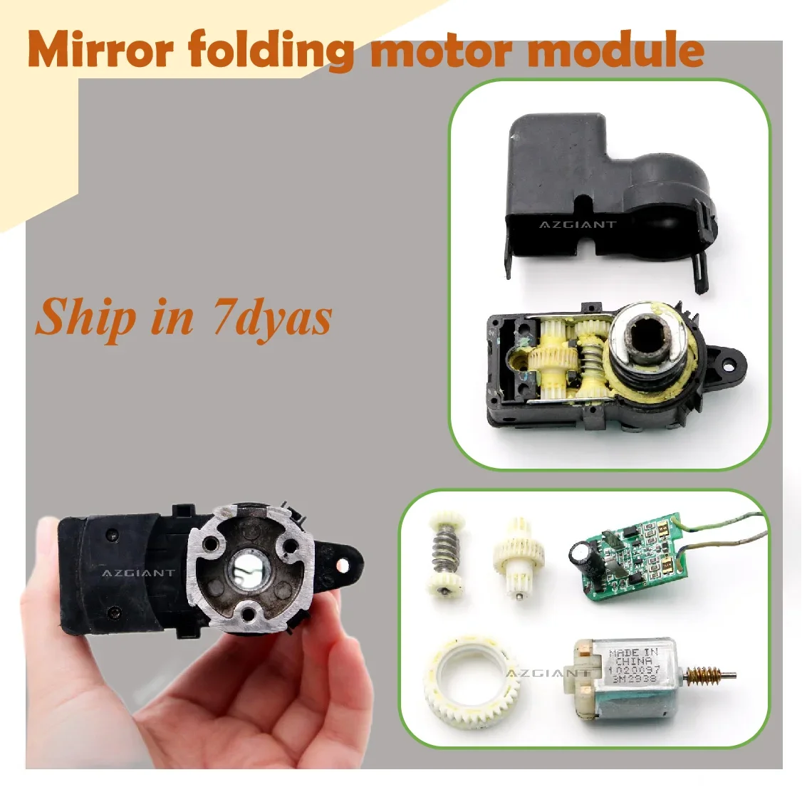 

For Hyundai SIDE WING MIRROR FOLDING MOTOR for Sonata Accent i30 Exterior Folding Mirror Motor Repair Kit