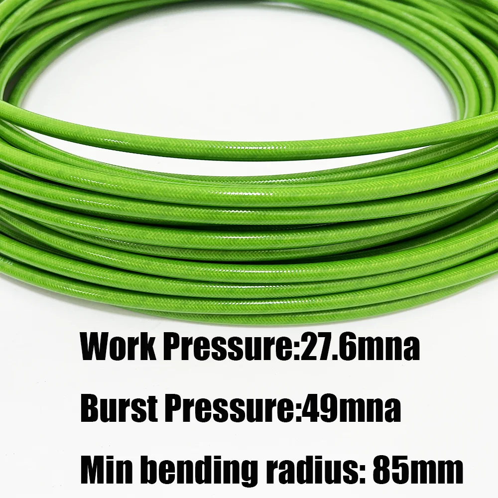 21" Stainless -3AN PTFE Braided Brake Line / Turbo Feed Hose – Straight-Straight