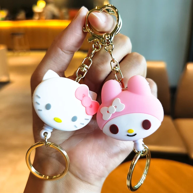 Cute Hello Kitty Silica Gel Retractable Badge Reel Nurse Doctor Student  Exhibition ID Card Clips Badge