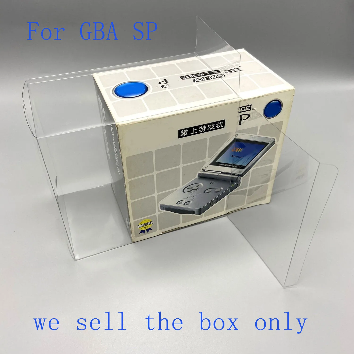 Custodia Protettiva Trasparente Per Game Boy Advance Sp Raccogli Scatole Per Nintendo/Ique/Gbasp Custodia Trasparente Per Giochi