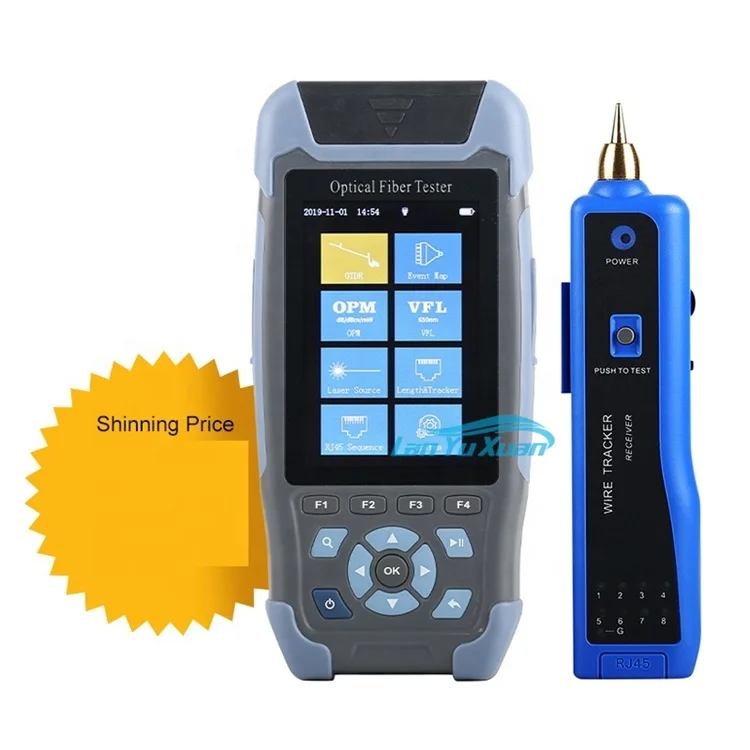 

Factory Price Mini Pro OTDR 9 In 1 Fiber Optic SM And MM 850 1300 1490 1310 1550 1625 1650nm 60-240KM 20-45dB PON