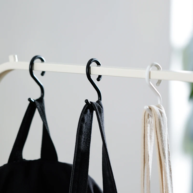 Multi Purpose Hooks Kitchen Hooks Wall Organizer Hook Wall Mount Hooks SHIMOYAMA 3pcs S Shaped Hooks Portable Plastic Multi-purpose S Hanging Storage Hook Kitchen Bathroom Soft Head Organizer Hook