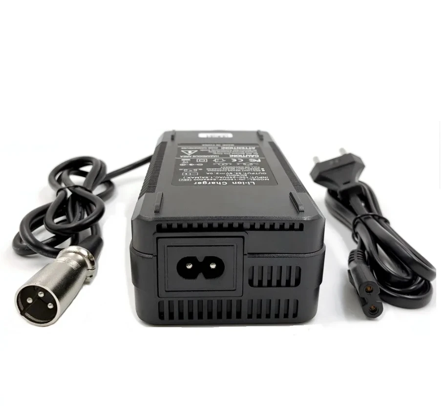 High-Power 24V 5A Lead Acid Battery Charger with 3-Pin XLR Connector for Scooters & Golf Carts