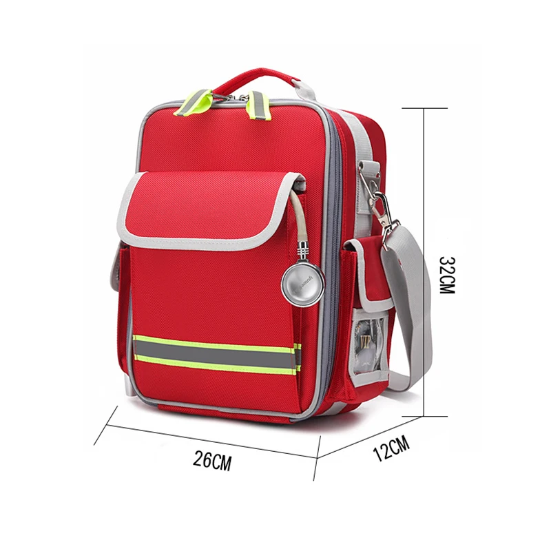 Waterproof Flame-retardant Rescue Empty Medical Bag Large Capacity Flood Relief Emergency Kit Escape Backpack Home First Aid Kit