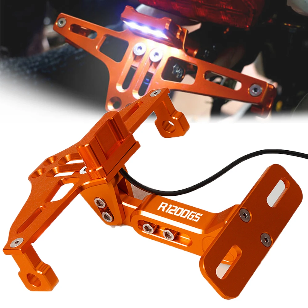 

Motorcycle License Plate Bracket Holder Frame Number Plate For BMW R1200GS R1200 GS R 1200GS 1200 2004-2012 2013-2018 2017 2016
