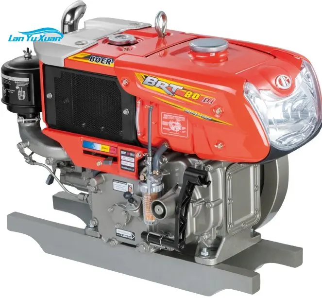 8HP Kubota type engine RT80 water cooled single cylinder