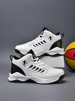ZERJER High-Top Ankle Support Basketball Shoes, Anti-Slip Sneakers, Cushioned & Durable Training Shoes for Y 1