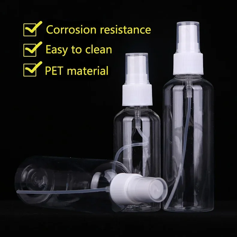 30/50/100ml Perfume Bottle Clear Glass Refillable Mist Spray Atomizer  Liquid Empty Cosmetic Container Alcohol Dispenser Travel - AliExpress
