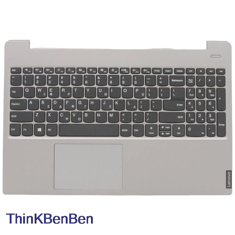 

GR греческая серая клавиатура верхний корпус для рук чехол для Lenovo Ideapad S340 15 15IWL 15IML 15API 15IIL 5CB0S18661